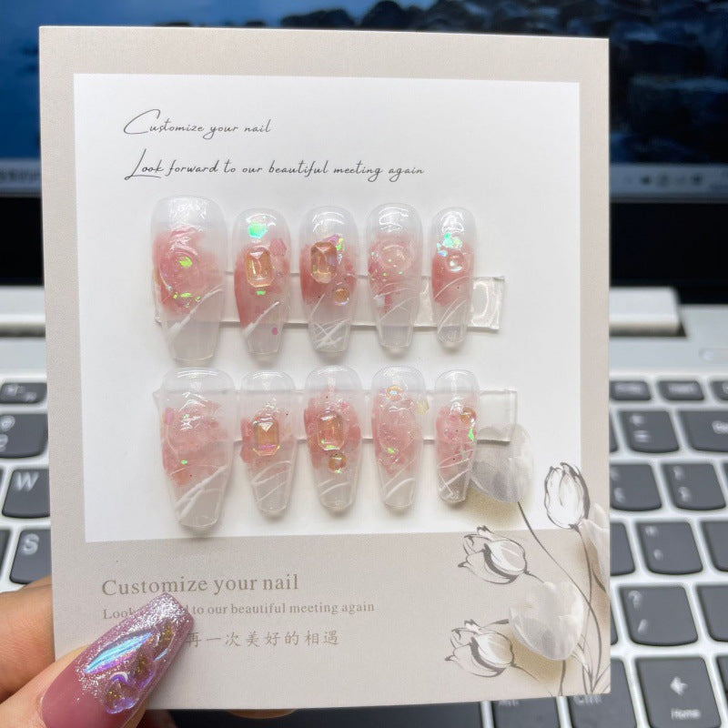 Handmade Resin Nail Art Crystals - Multicolor