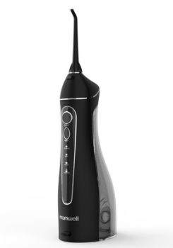 Portable Dental Water Flosser USB Charging 200ml Water Tank Black