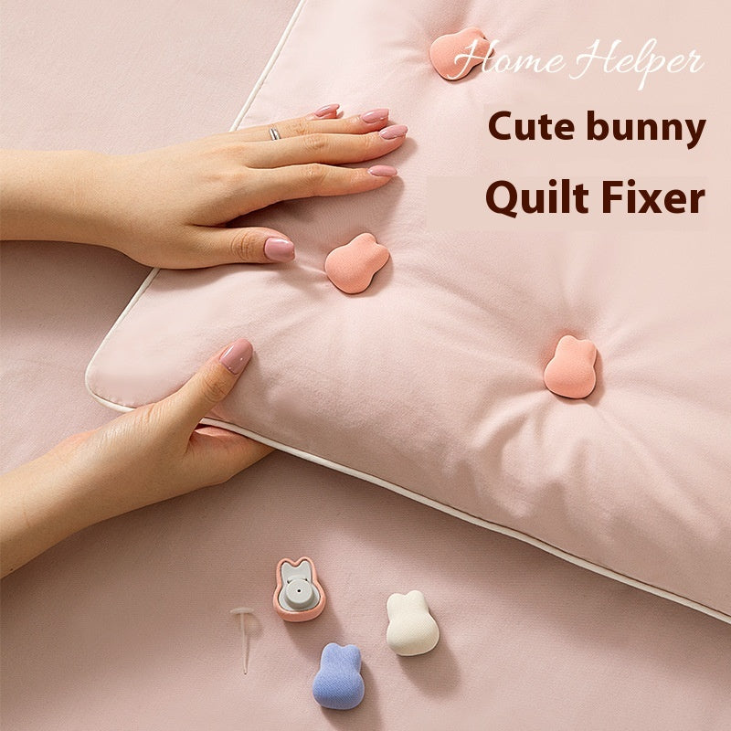 Rabbit Quilt Holder Skin-Friendly Detachable Storage Organizer