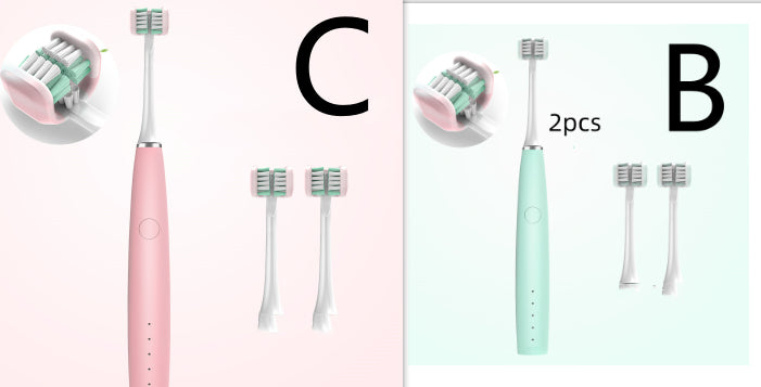 Portable Electric Travel U-Shaped Toothbrush for Adults & Kids