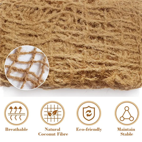 Coconut Fiber Slope Protection Netting - 4ft x 60ft