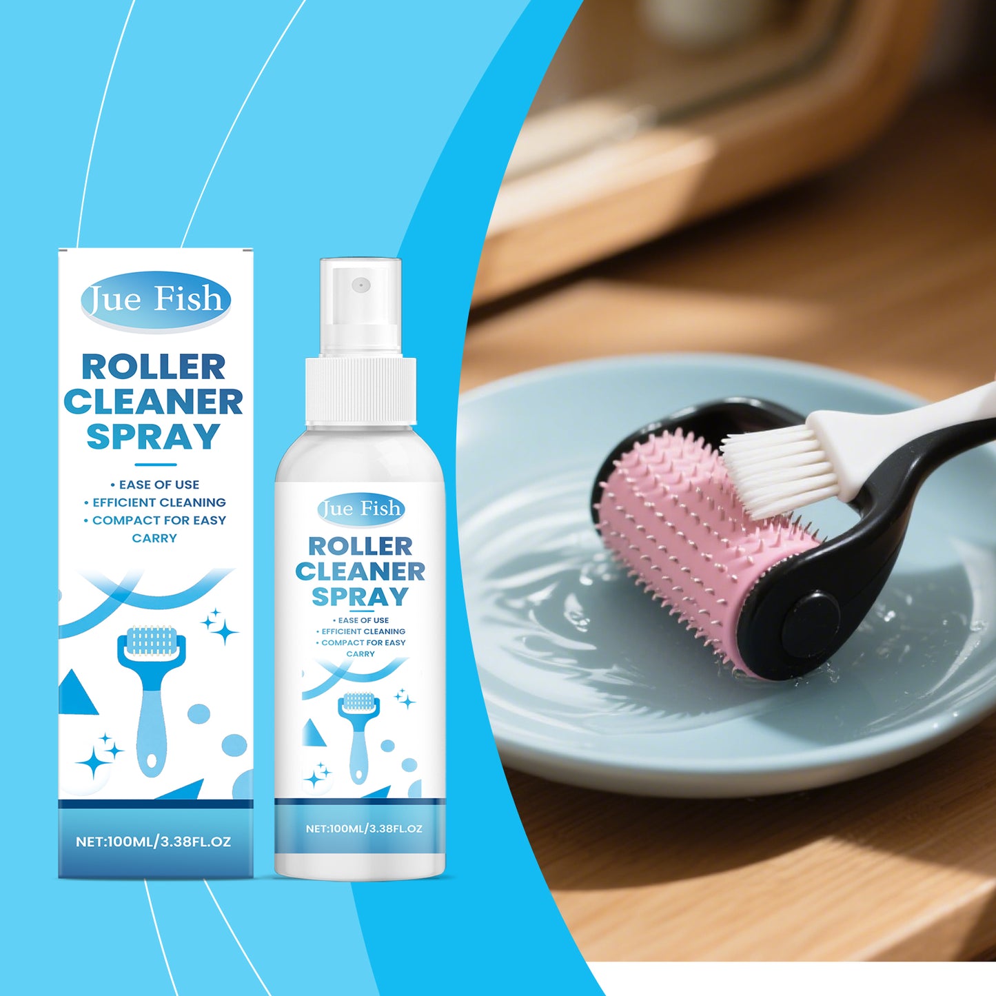 Micro Needle Roller Cleaning Spray - 100ml for Skin Care Tool Maintenance