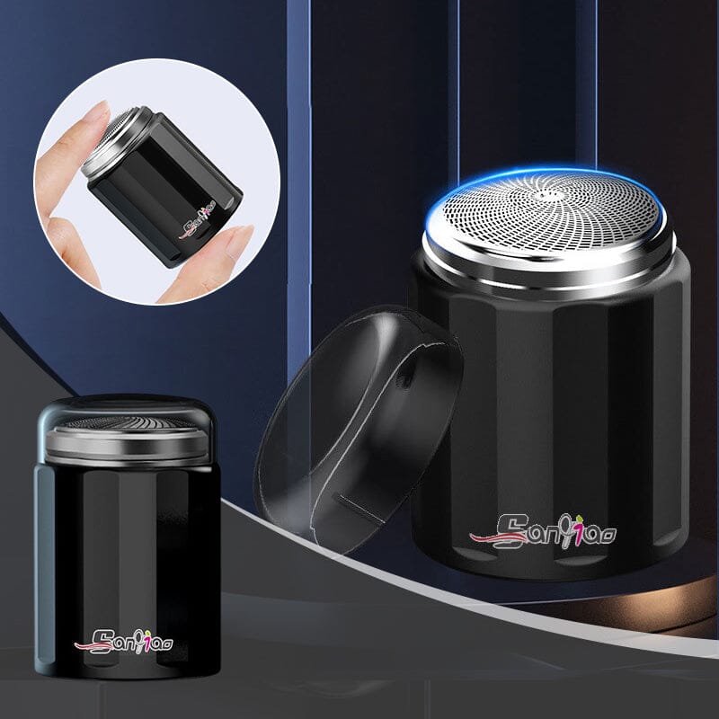 USB Electric Shaver - Compact Men's Razor, Black