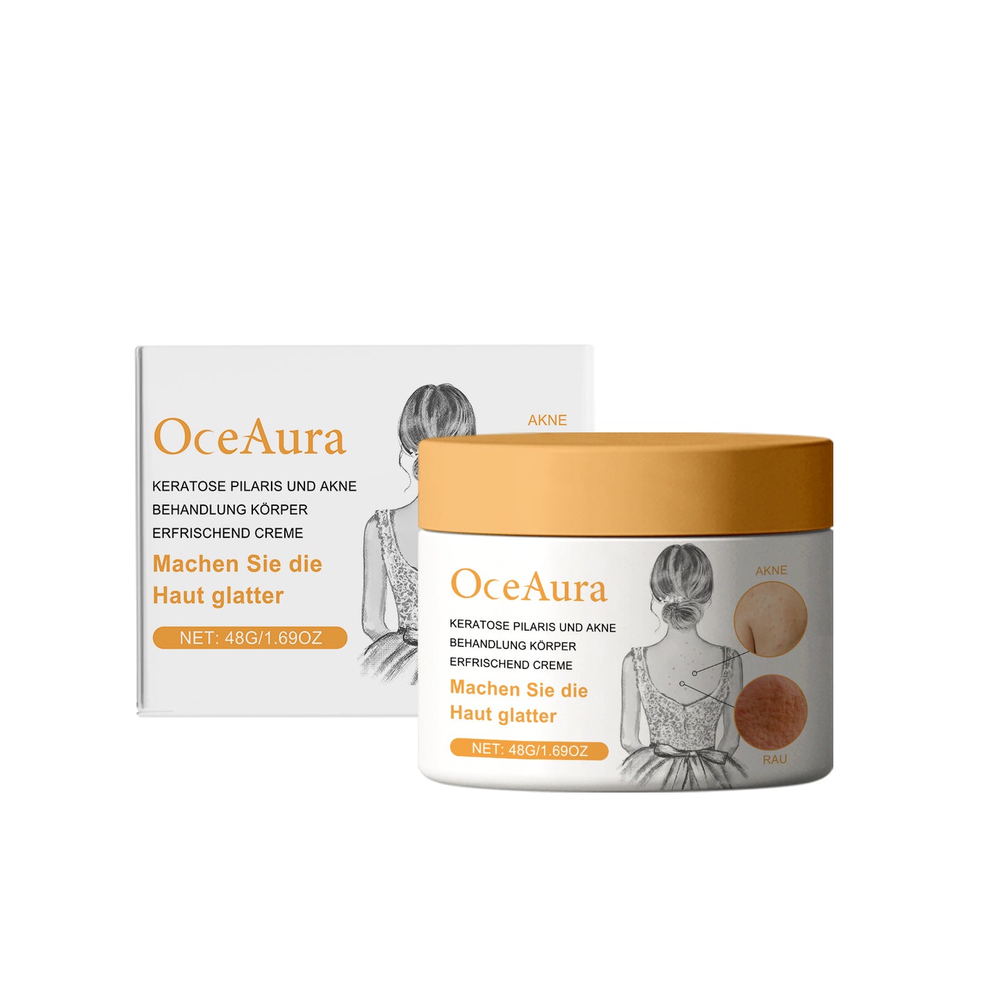 Exfoliating Skin Repair Cream with Vitamin E and Lactic Acid
