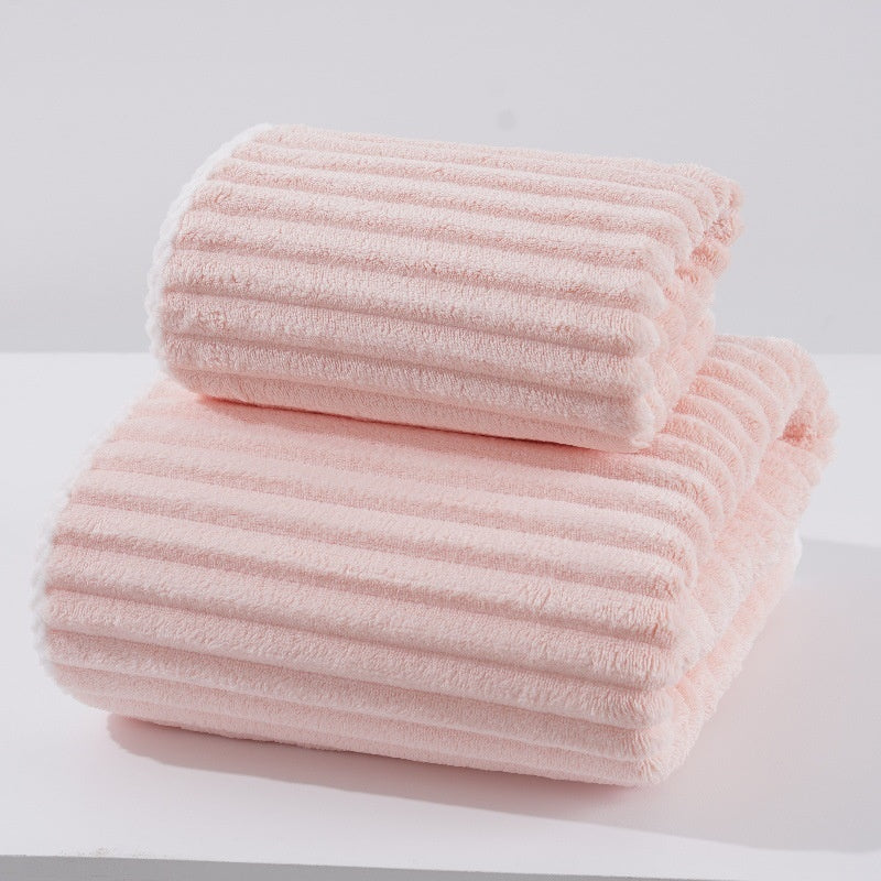 Oversized Face Towel Coral Velvet Thickened & Soft Home Textiles