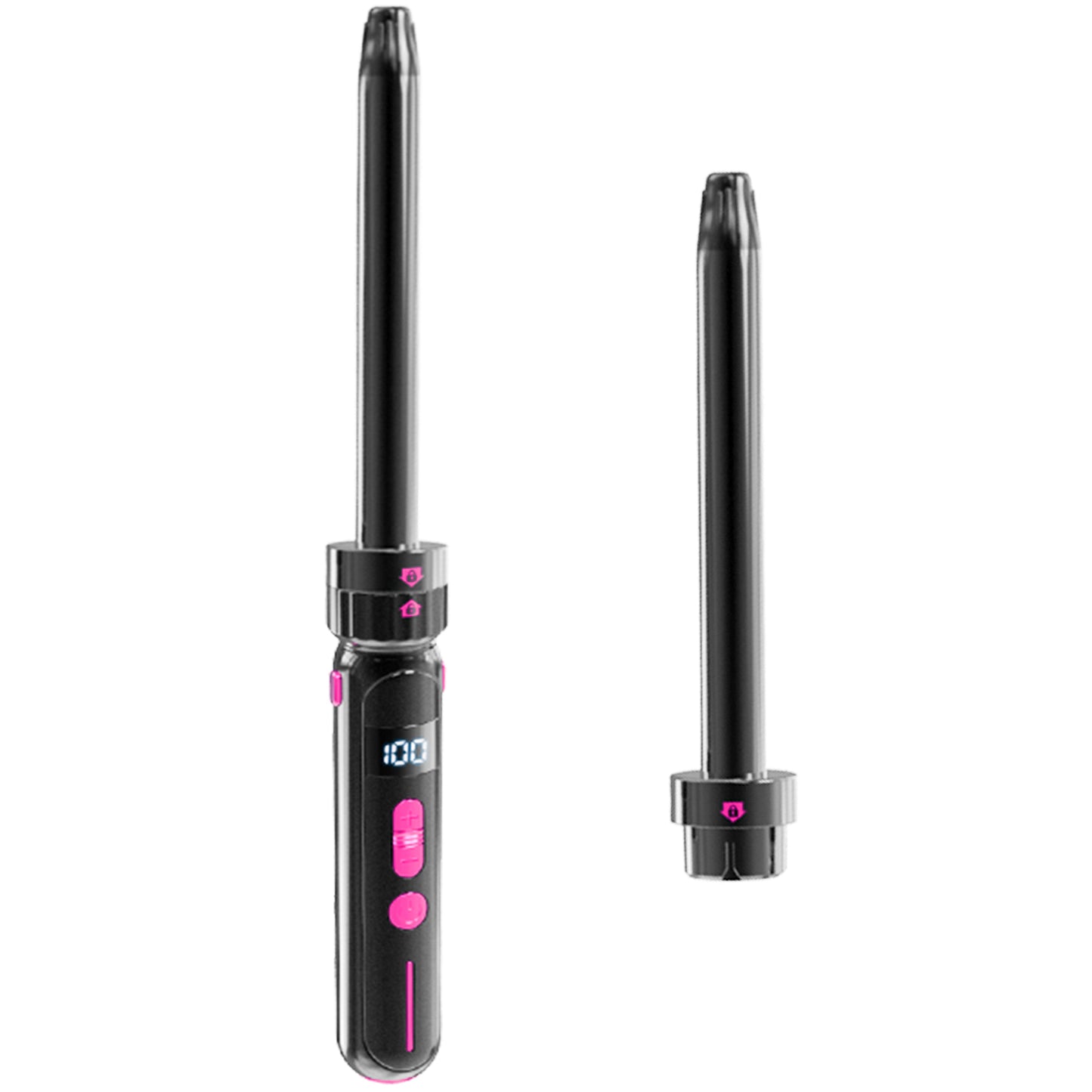 Ceramic 2-in-1 Curling and Straightening Iron with PTC Fast Heating