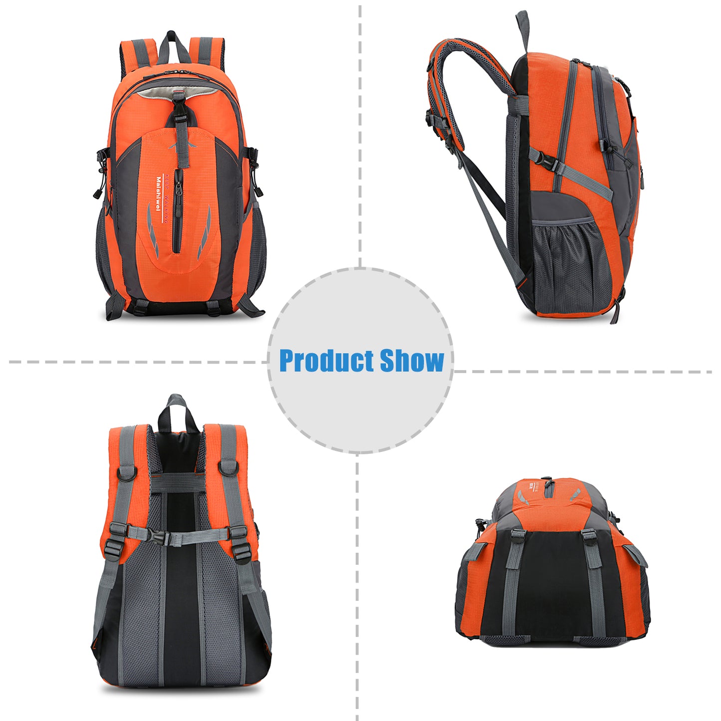 36L Waterproof Outdoor Backpack - Lightweight Daypack