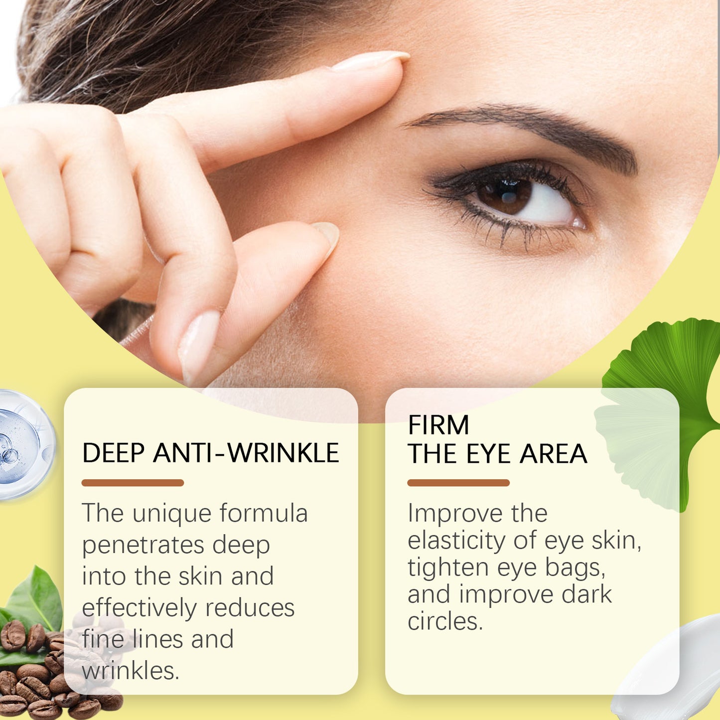 Anti-Aging Eye Cream for Dark Circles, Fine Lines & Puffiness - 15ml