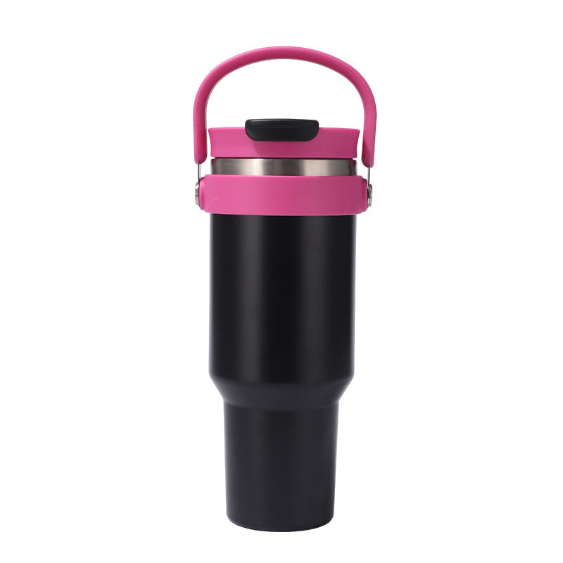 Large Capacity Double Wall Stainless Steel Car Cup - 40oz Drinkware
