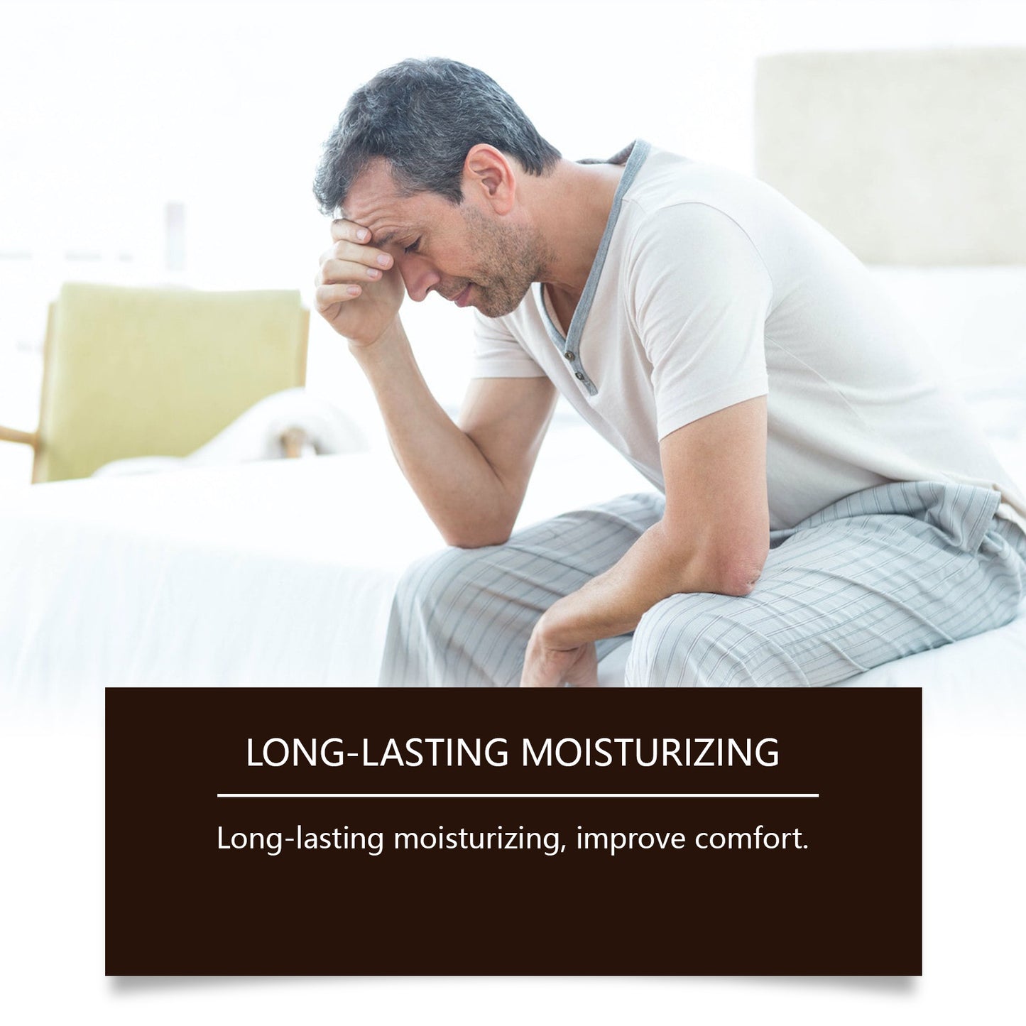 Men's Herbal Moisturizing Care Gel - Gentle Soothing Hydration, 20g