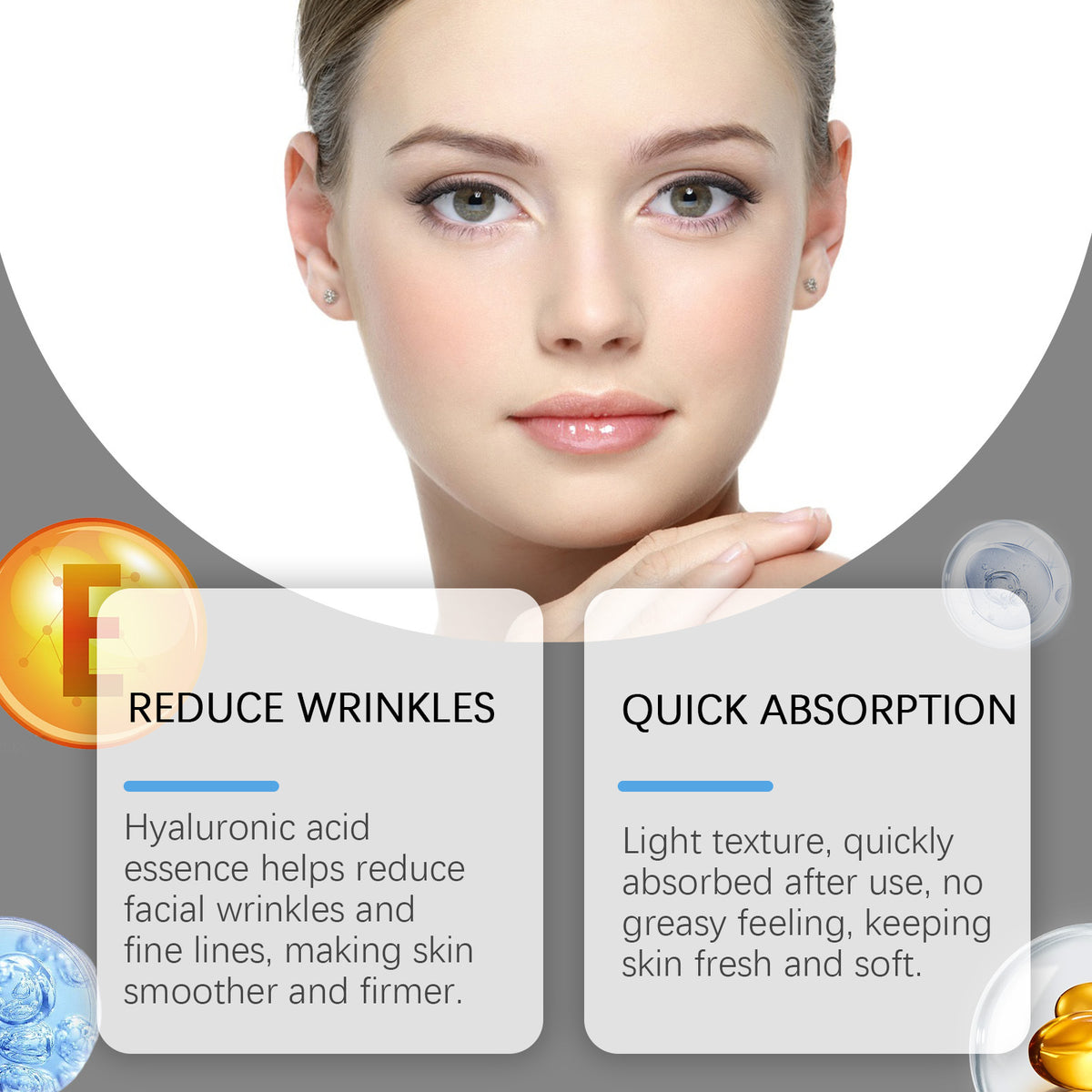 Hyaluronic Acid Facial Moisturizer - 30ml Hydrating Skin Care Solution