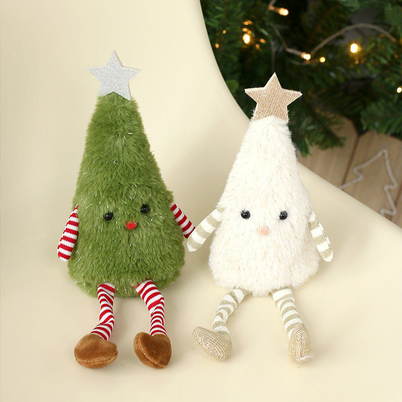 Christmas Plush Doll Ornaments - Festive Holiday Decorations for Home & Garden