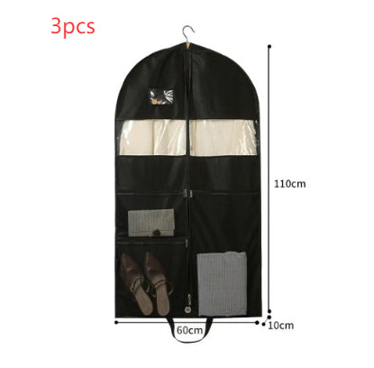 Large Capacity Hanging Storage Bag for Clothes Suit Dust Cover Organizer