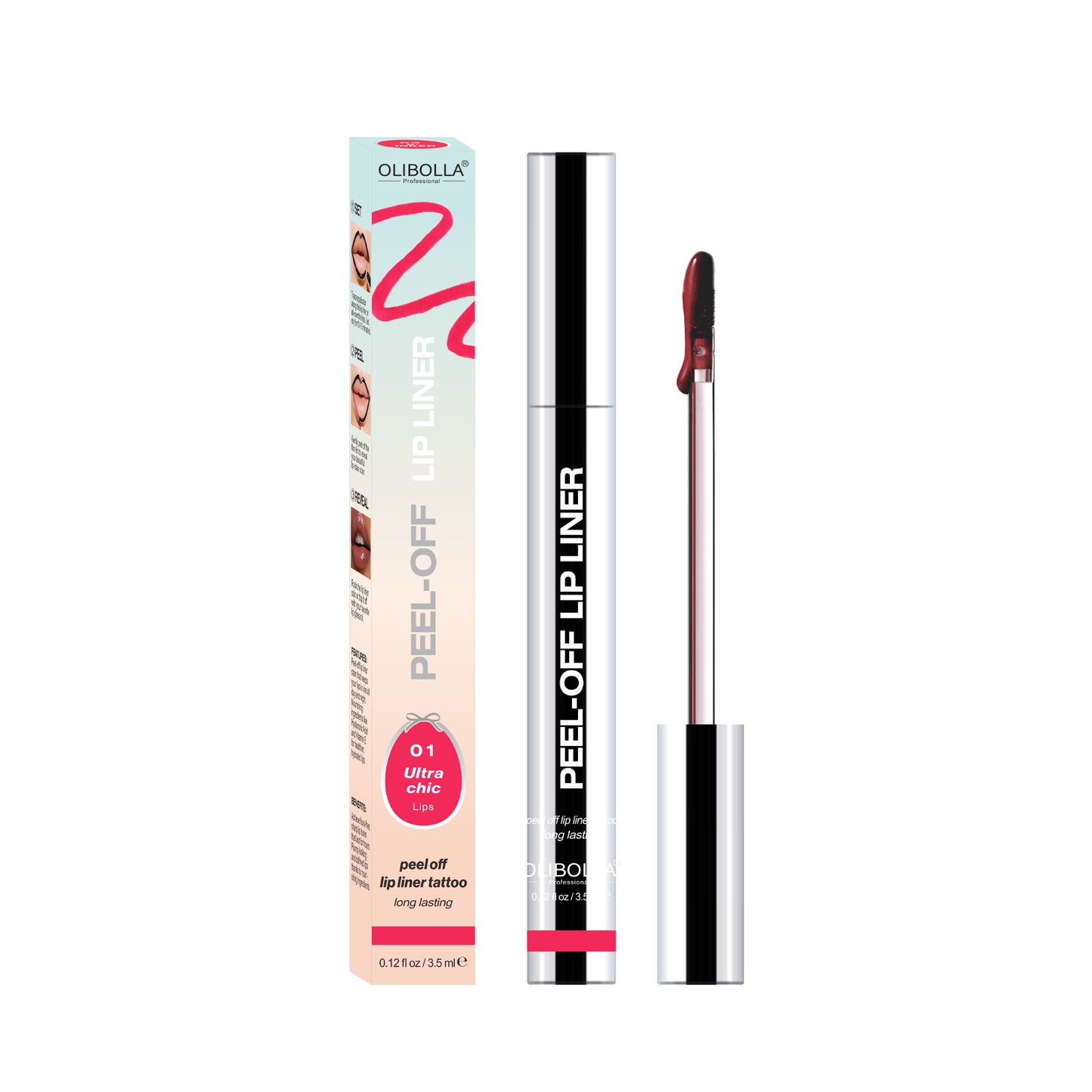 Waterproof Long-Lasting Lip Lacquer - 3.5ml Smudge-Proof Lip Color