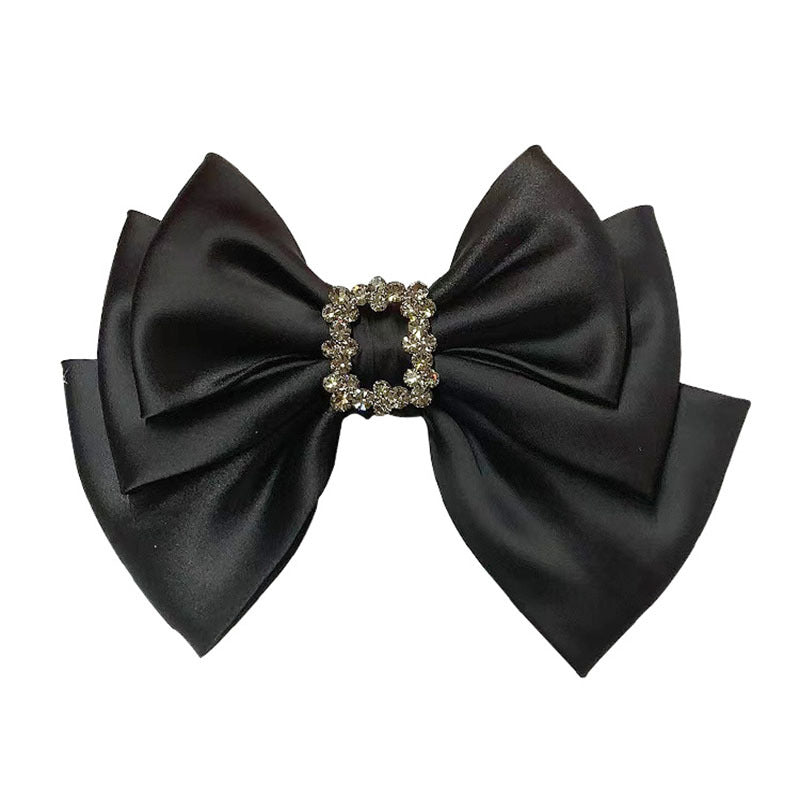 Bow Ribbon Hairpin Female Bang Clip