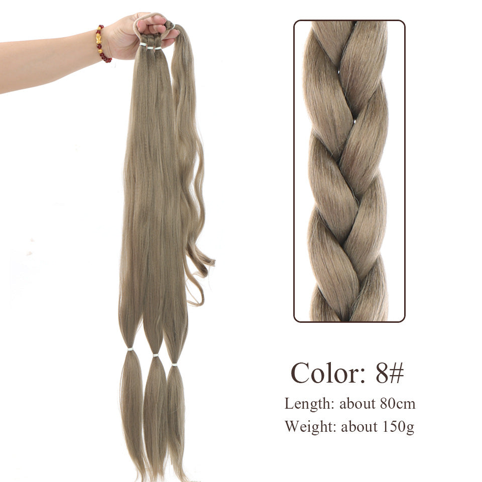 Long Horsetail Wig Synthetic Hair High Temperature