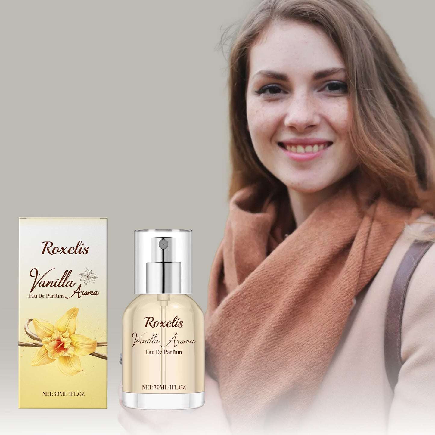 Vanilla Eau De Parfum for Women - Warm Vanilla Caramel & Musk Scent, 30ml