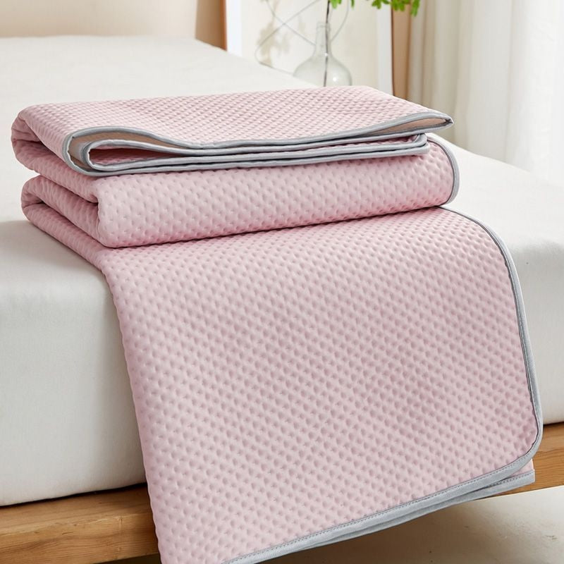Breathable Summer Cooling Mattress Pad - Ice Silk Bed Mat for Hot Weather
