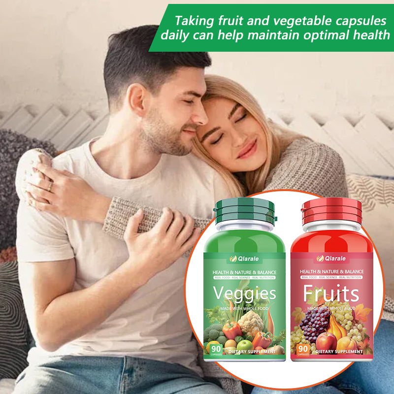 Whole Food Fruits & Vegetables Supplement - 90 Capsules (30 Servings)