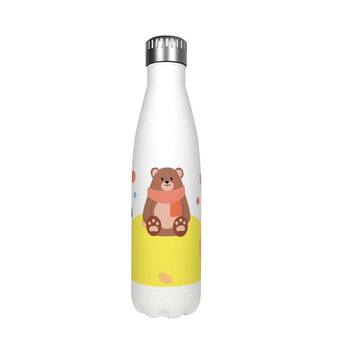 Cute Cartoon Stainless Steel Large Volume Bottle with Variety Designs