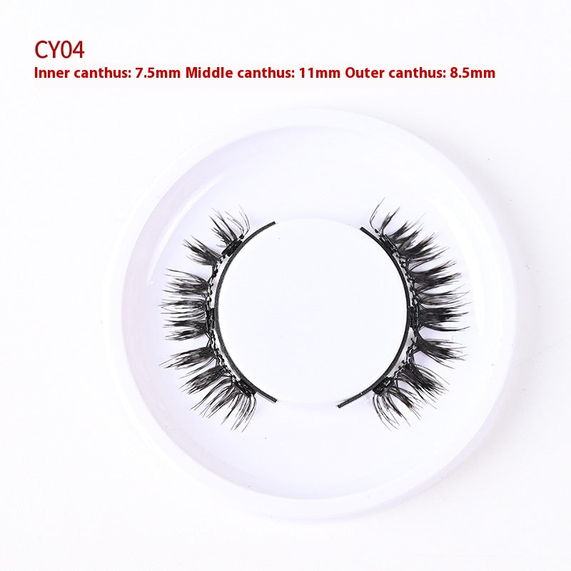 Magnetic Glue-Free False Eyelashes - Natural Look, Long-Lasting, Collection Use