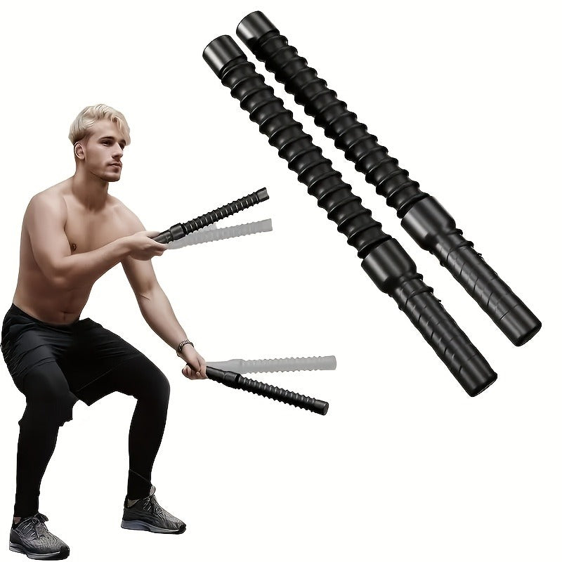 2PCS Stainless Steel Wireless Combat Training Stick - Fitness Tool