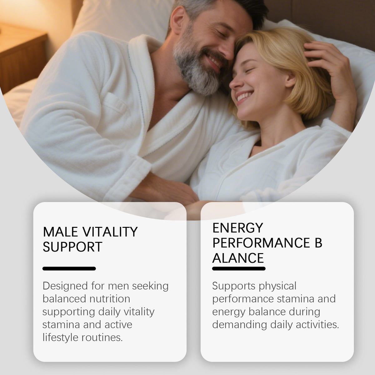 Men's Vitality Support Capsules - 60 Count Dietary Supplement for Men