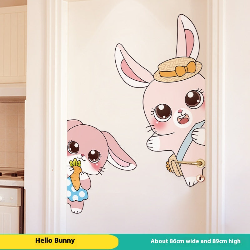 Children's Room Wall Sticker - Cartoon Anime Nursery Decor for Bedroom & Door