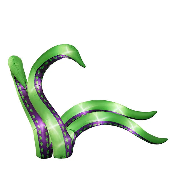 6.9FT Halloween Inflatable Octopus Tentacles - 2 Pack with LED Lights