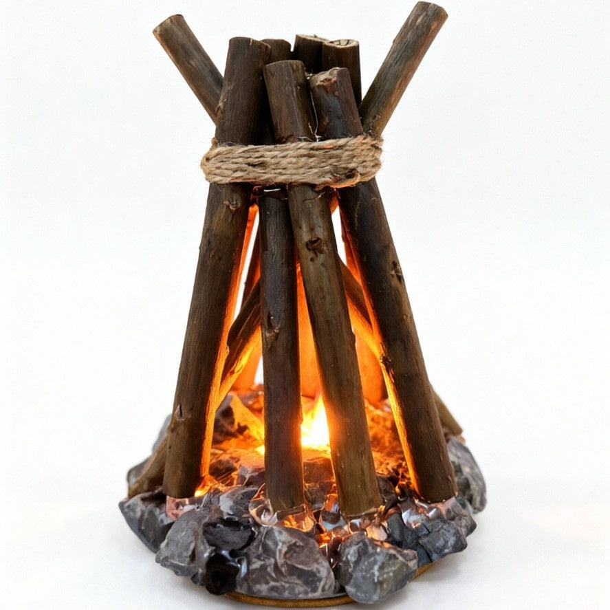 LED Retro Campfire Light - Outdoor & Indoor Decorative Atmosphere Flame Lamp