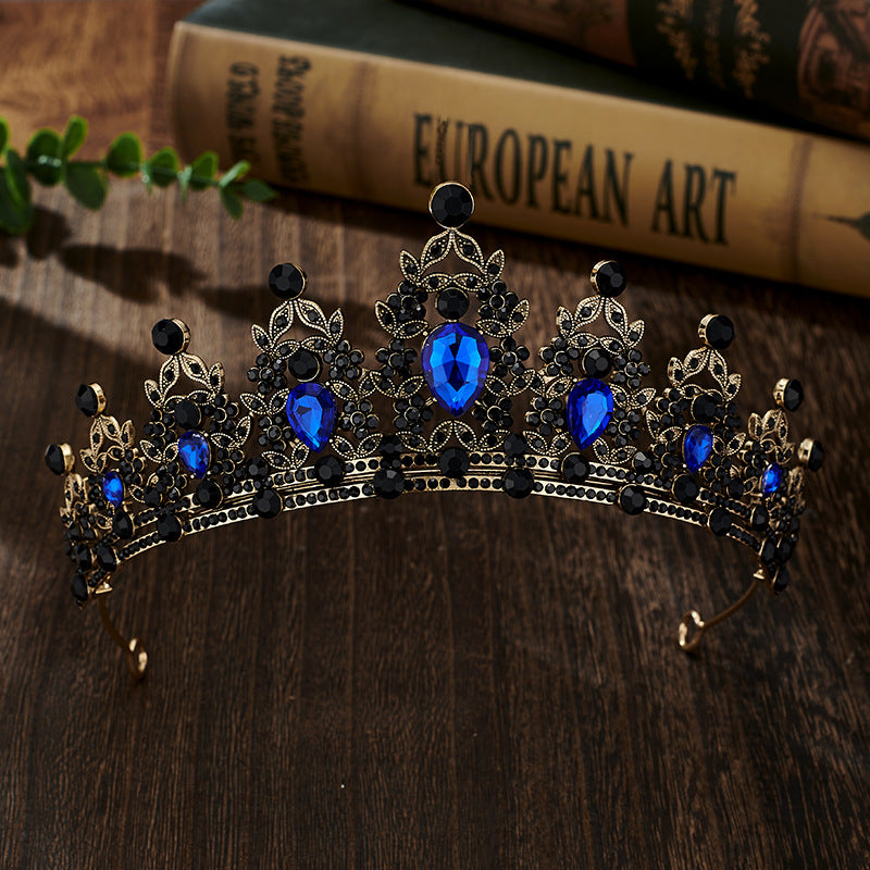 Rhinestone Crown Headband Wedding Hair Accessory