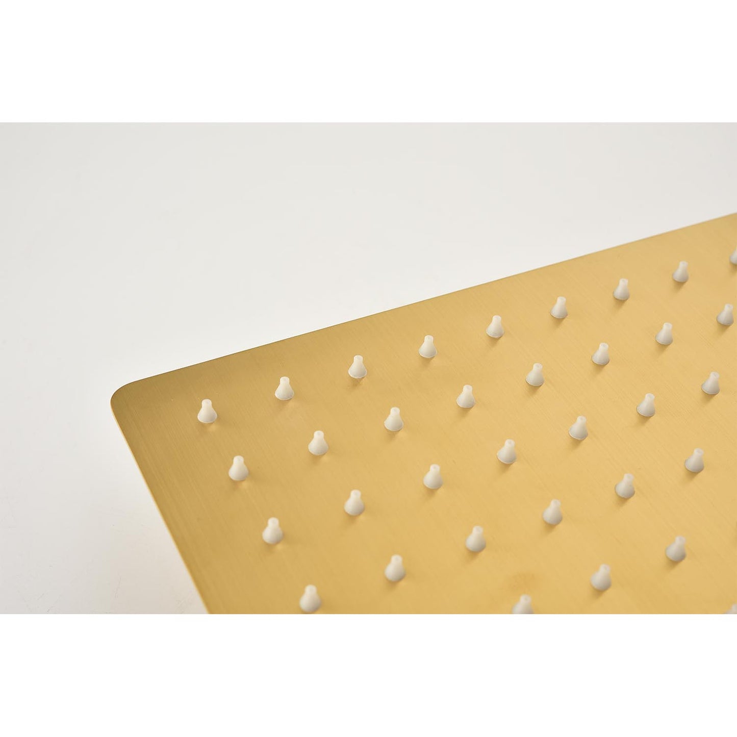 Brushed Gold Shower System - Rain Shower Head & Hand Shower