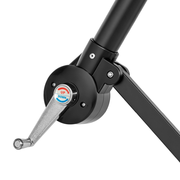 10FT Round Offset Patio Umbrella with Crank & Adjustable Tilt