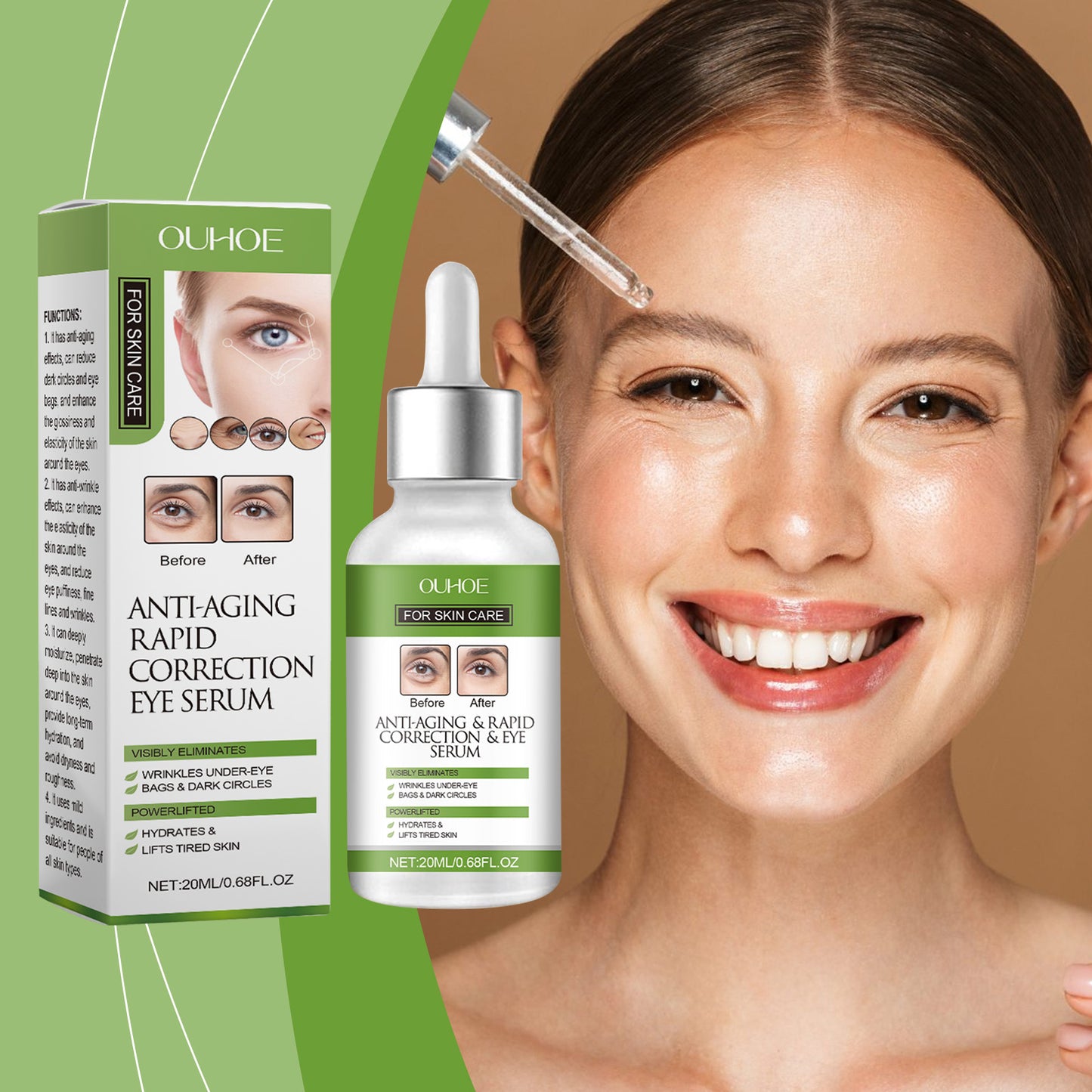 Vitamin C Eye Serum for Dark Circles, Puffiness, and Firming - 20ml