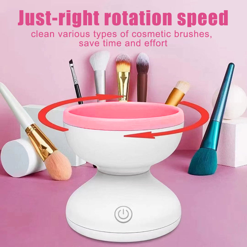 Electric Makeup Brush Cleaner Machine Portable USB Cosmetic Brush Cleaning Tool