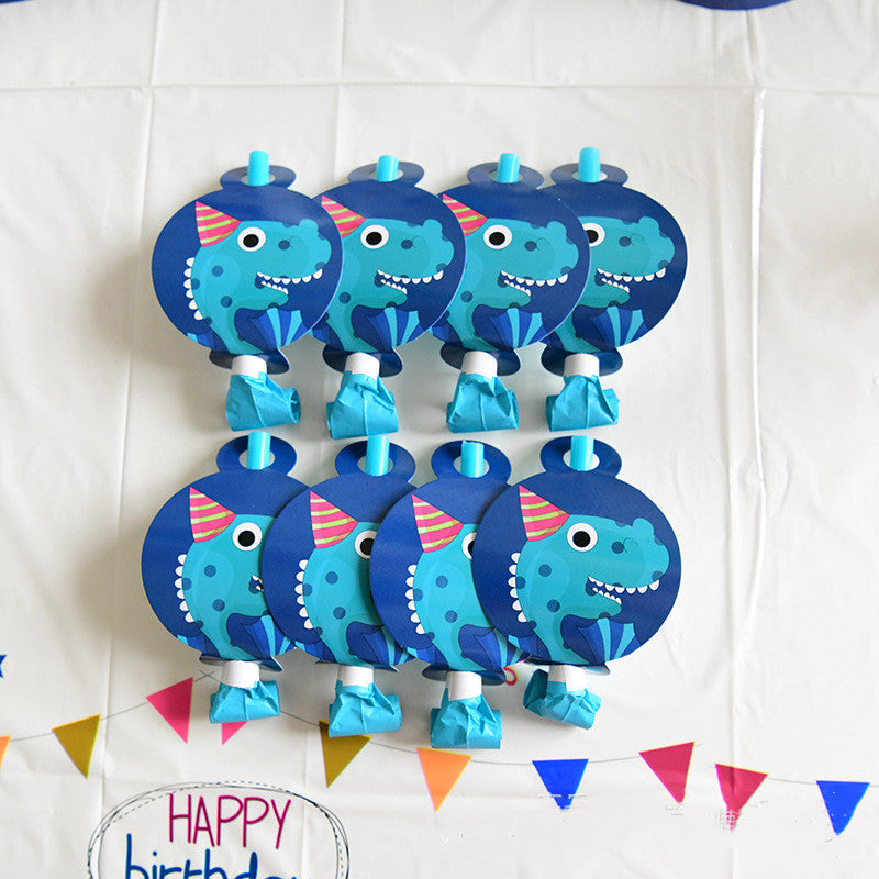 Dinosaur Theme Disposable Dinner Plates for Birthday Party - 7/8/9 Inch