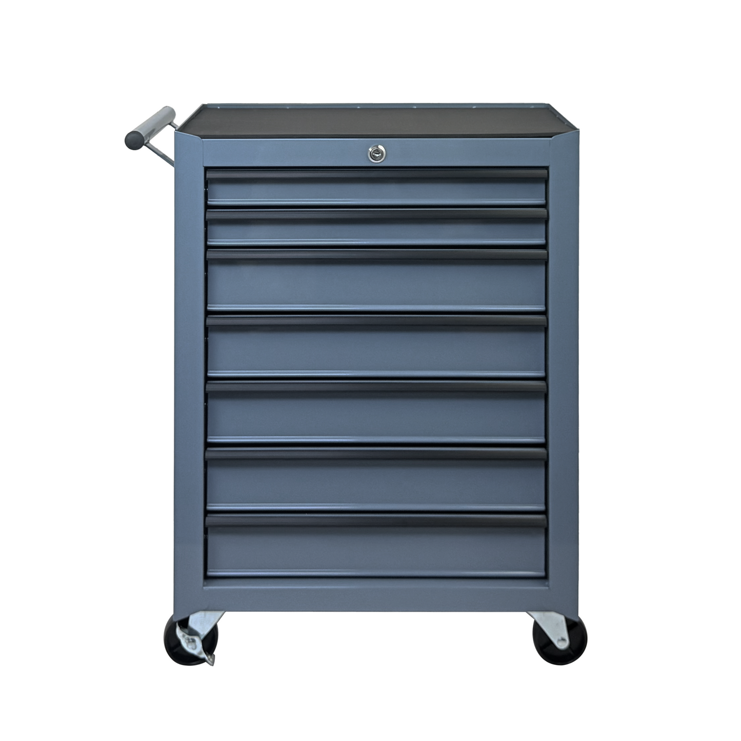20-Inch Rolling Metal Tool Chest with 7 Drawers - Grey