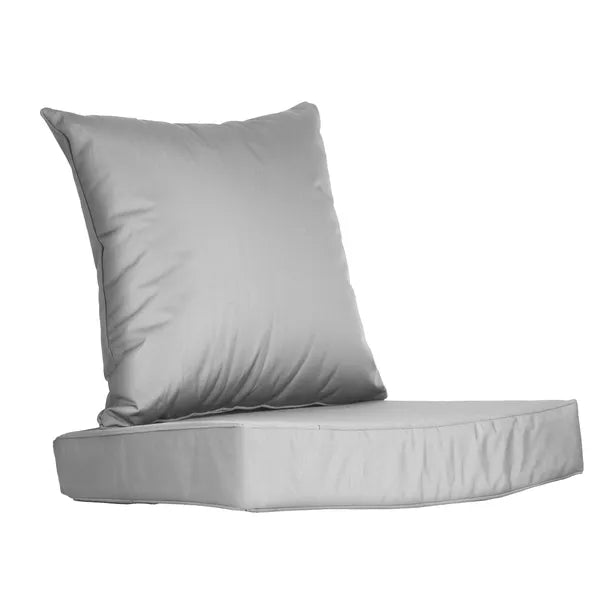 Waterproof Outdoor Seat Cushion Set with Removable Cover