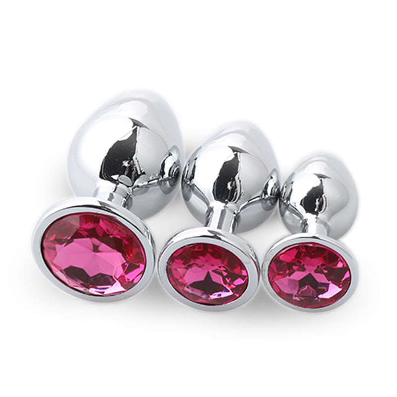 Metal Anal Plug Set - Adult Leisure Toys for Backdoor Stimulation