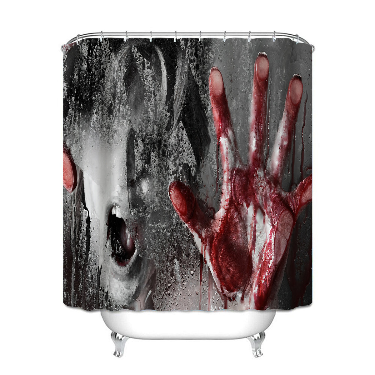 Waterproof Shower Curtain with Mildew Resistance - Cross Border North