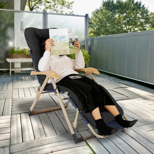 71x22in Outdoor Lounger Cushion for Recliners & Rocking Chairs
