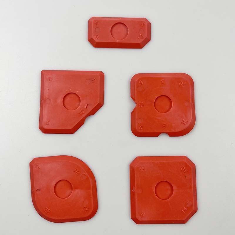 5-Piece Silicone Caulking Tool Set for Kitchen & Bathroom Sealing