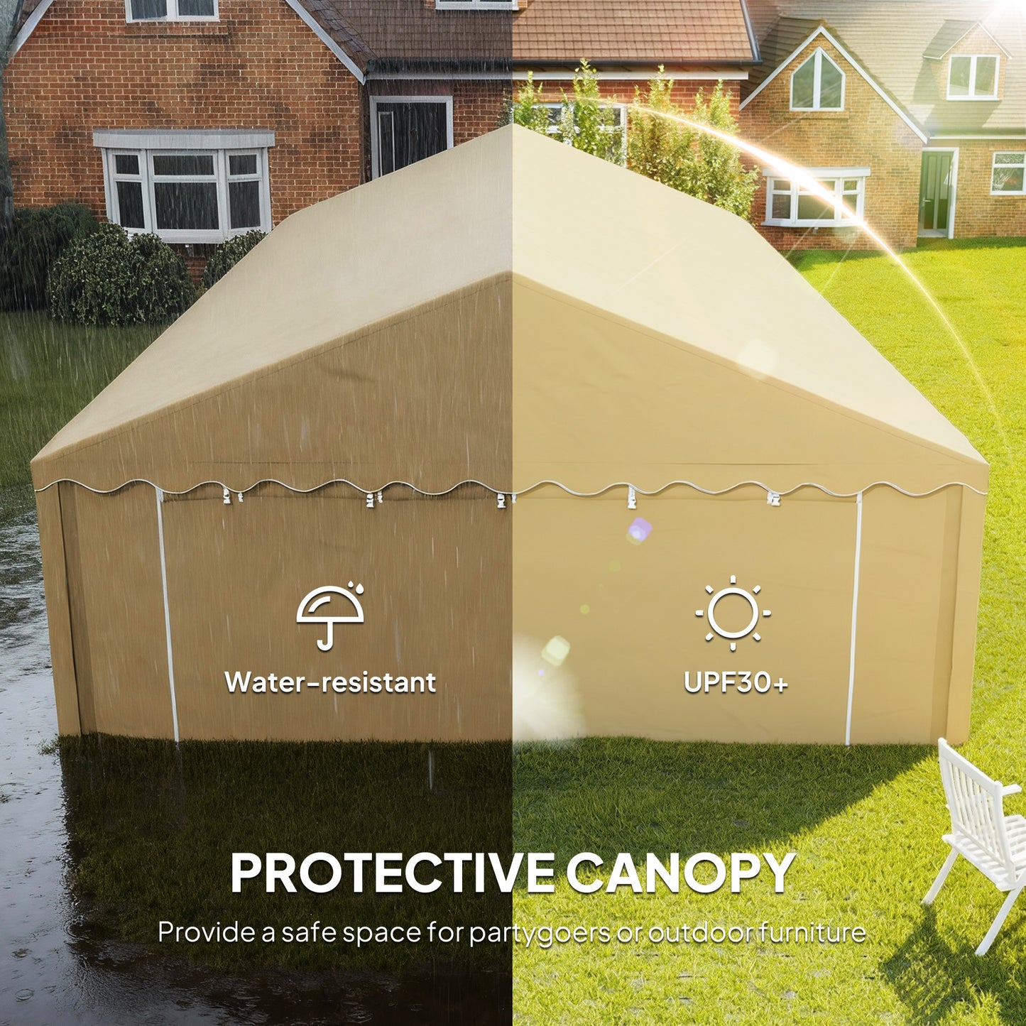 20' x 40' Outdoor Canopy Tent with Sidewalls & Windows