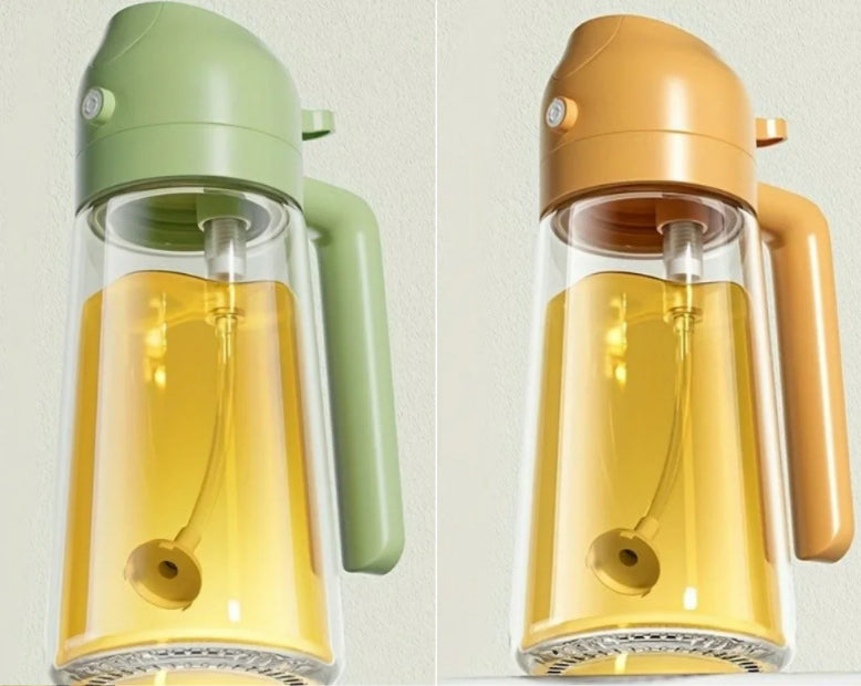 Two-in-One Oil Spray Dispenser for Kitchen & Barbecue - Capacity Options