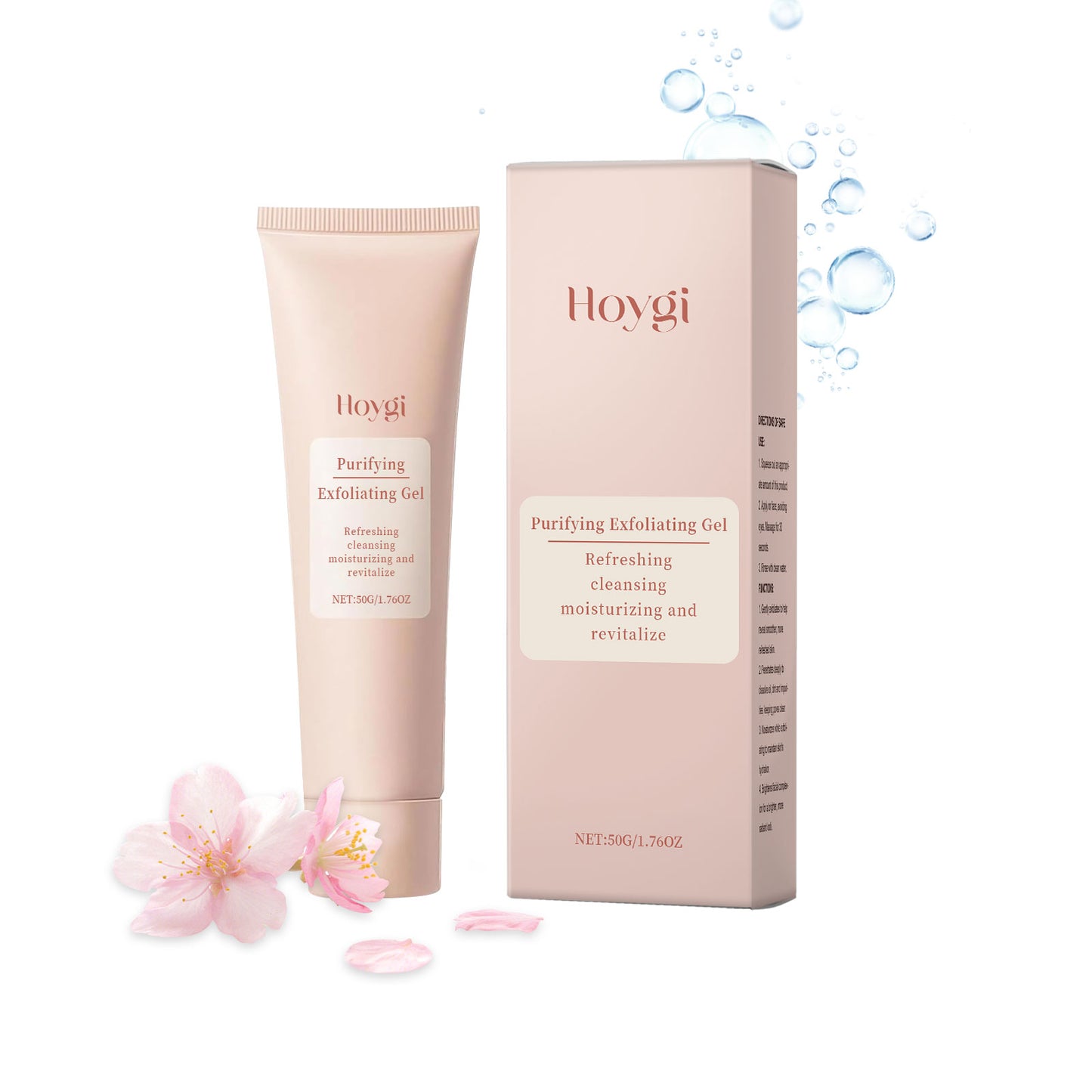 Facial Exfoliating Gel - Gentle Pore Cleansing & Skin Renewal 50g