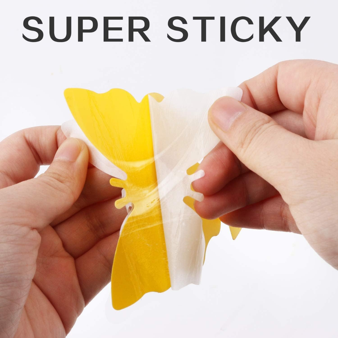 Yellow Sticky Fruit Fly Traps 36 Pack Insect Pest Control for Indoor Outdoor Plants