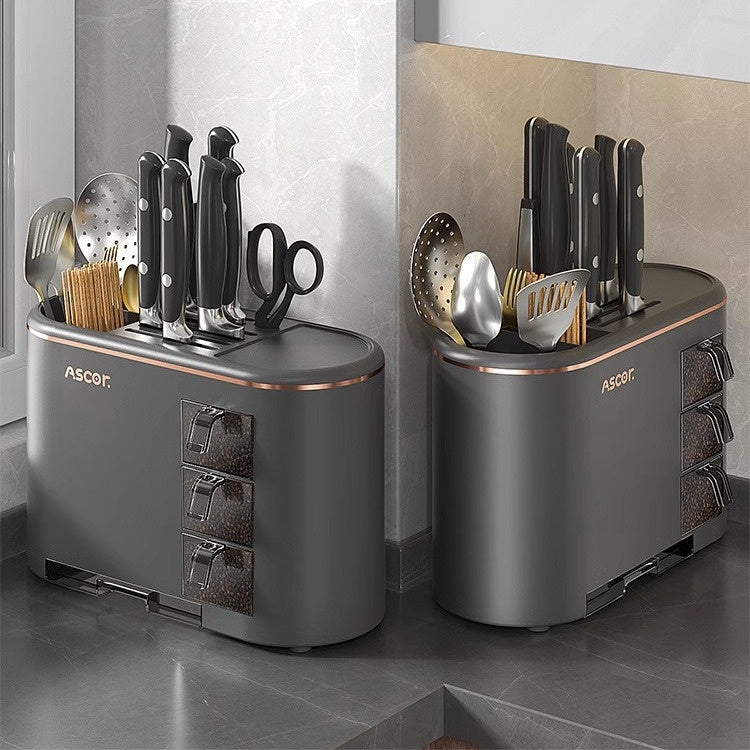 Multifunctional Kitchen Shelf Organizer for Condiments and Utensils