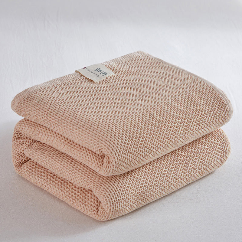 Cotton Honeycomb Towel Quilt - Single & Double Size Home Textiles