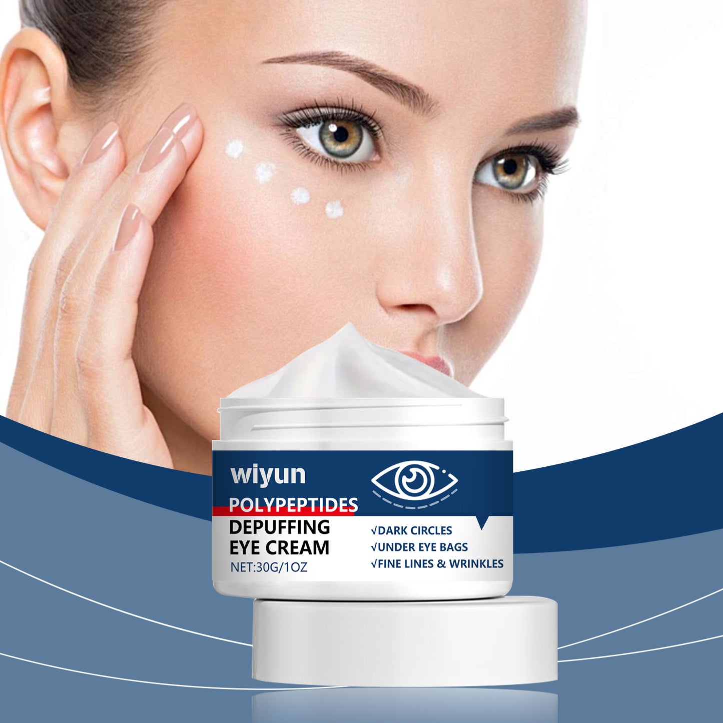 Hydrating Eye Cream for Fine Lines and Dark Circles - Multiple Sizes