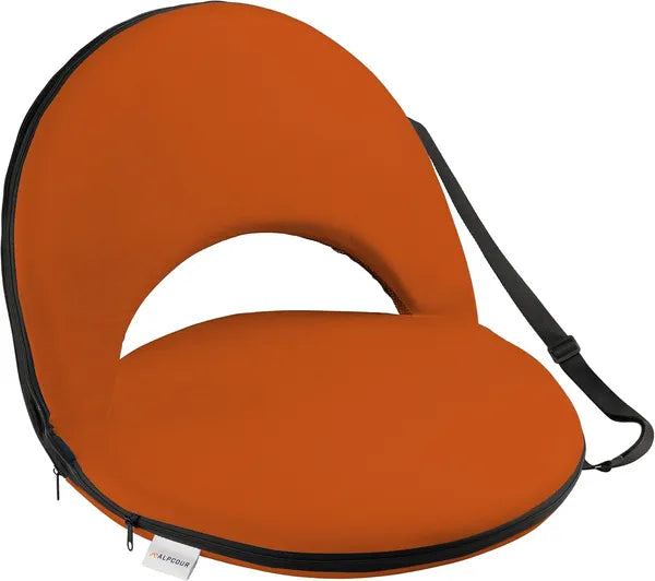 Reclining Stadium Seat - Waterproof 6-Position Comfort - Orange